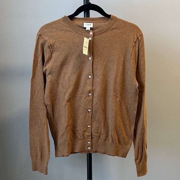 J. Crew Sweaters - NWT J. Crew Women's Brown Jackie Cardigan - Sz M